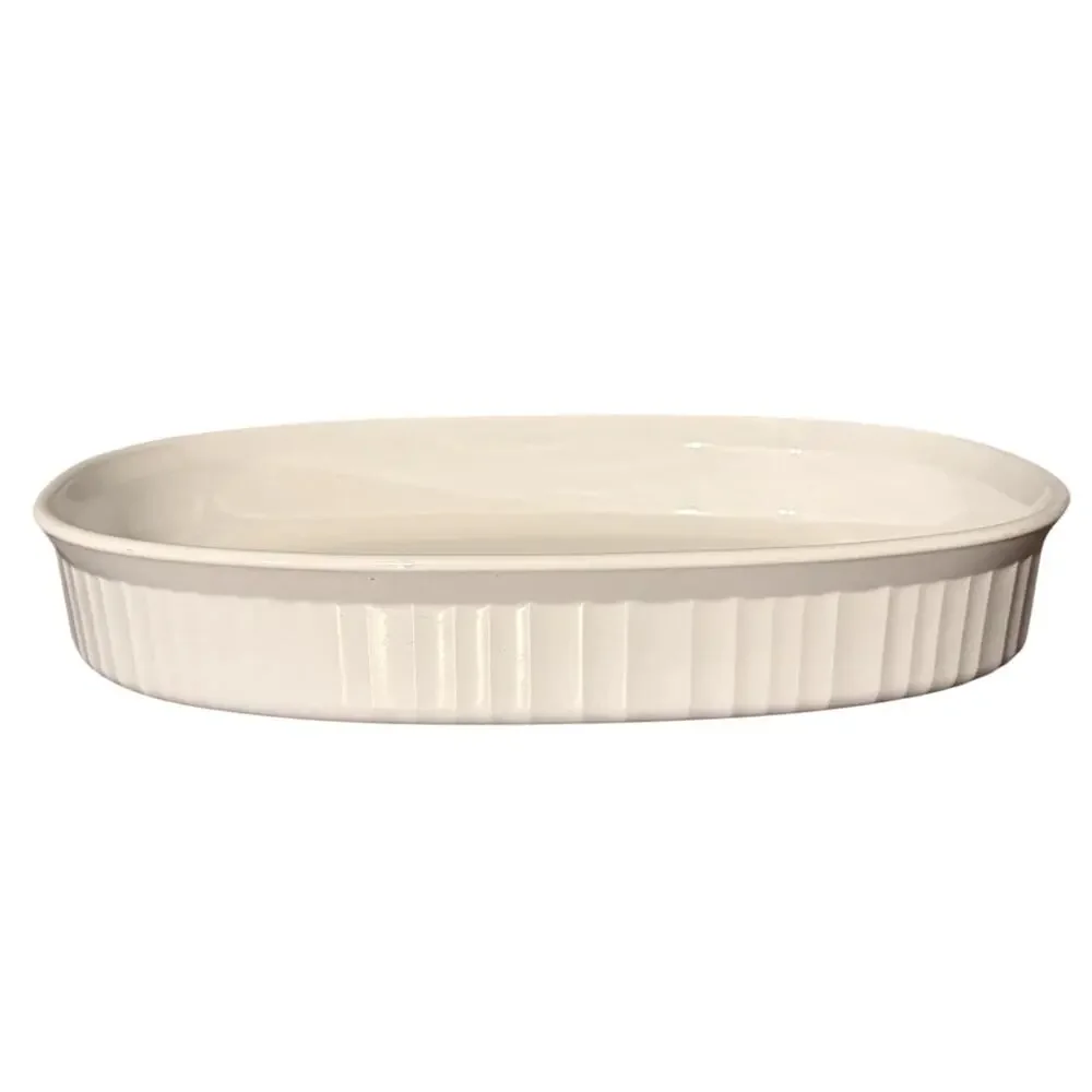 CorningWare French White F-4-B 2.5 L Rectangular Casserole Dish 12x9.5